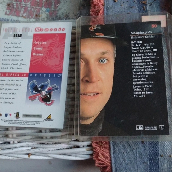 Cal Ripken Jr. BB CARDS (2) - Picture 2 of 2